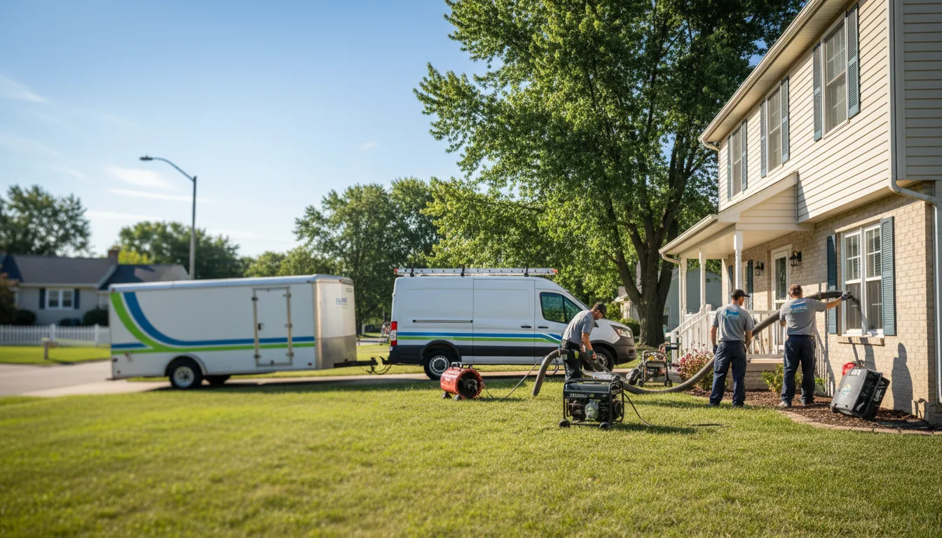Flooded Basement Restoration And Cleanup With Repair in Birchwood, WI near me